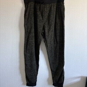 Real Essentials Green Black Mens Jogger Sweatpants Drawstring Waist Size 3X NEW